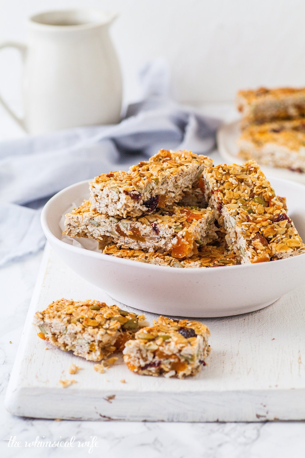 Back To School: Chewy Apricot, Cranberry & Coconut Muesli Bar (Nut & Dairy Free)