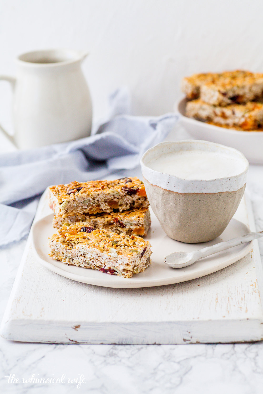 Back To School: Chewy Apricot, Cranberry & Coconut Muesli Bar (Nut & Dairy Free)