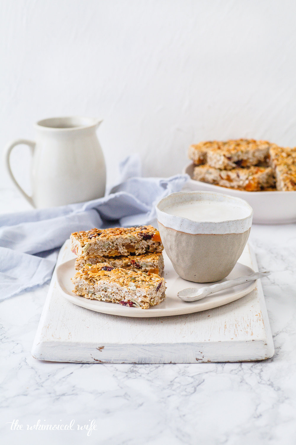 Back To School: Chewy Apricot, Cranberry & Coconut Muesli Bar (Nut & Dairy Free)