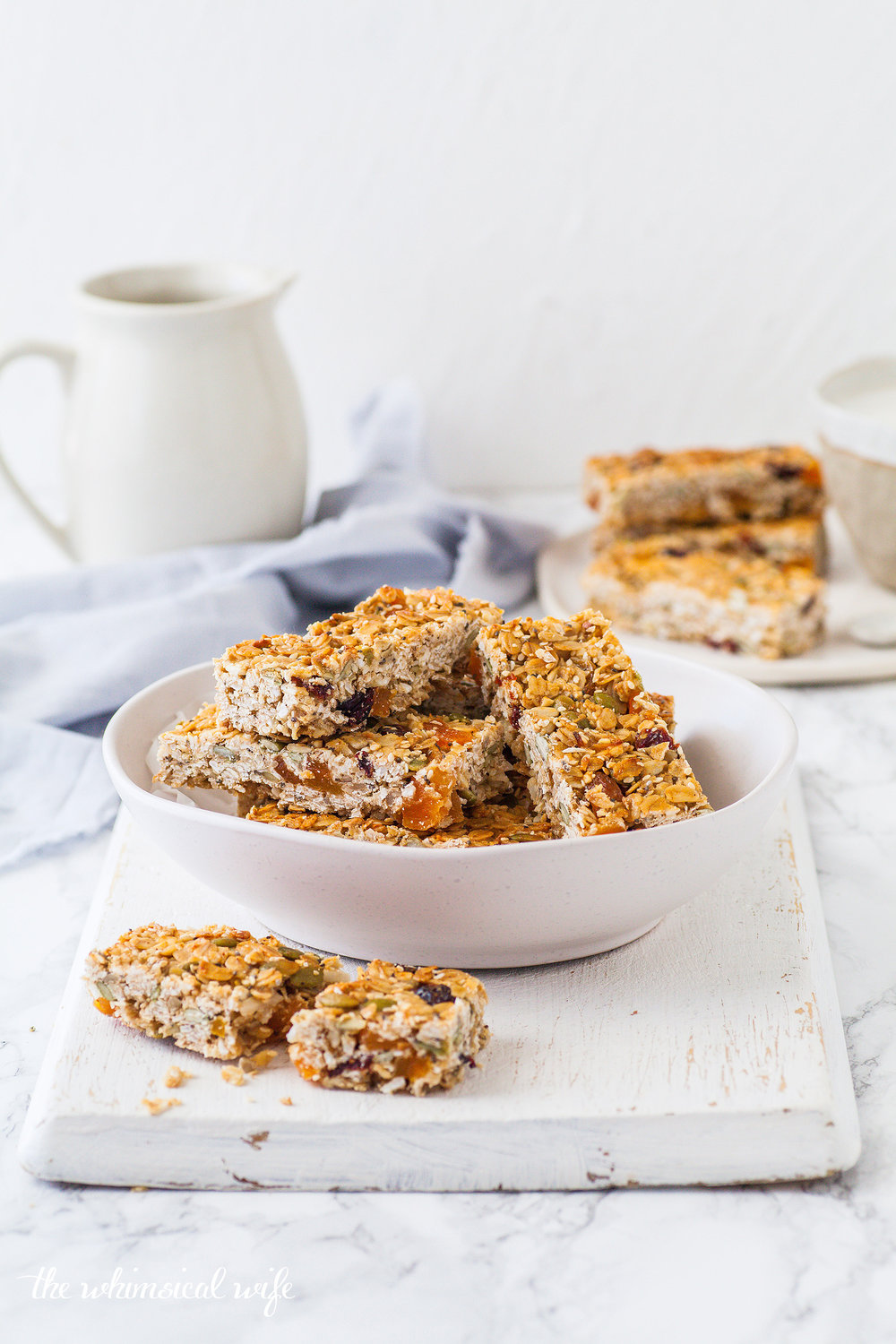Back To School: Chewy Apricot, Cranberry & Coconut Muesli Bar (Nut & Dairy Free)