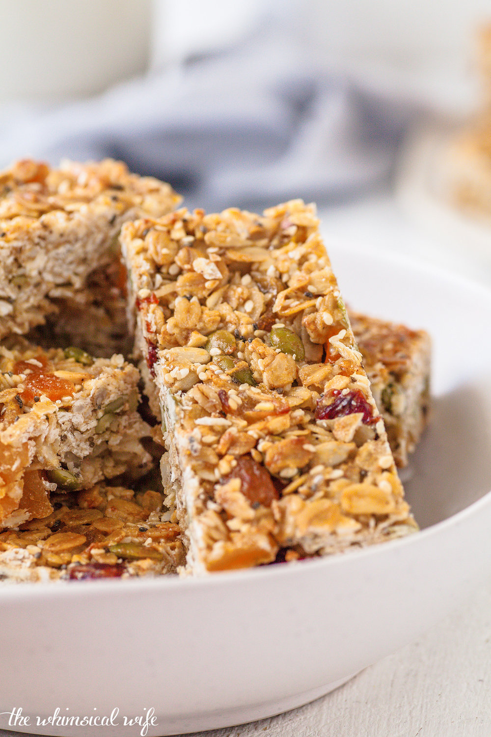 Back To School: Chewy Apricot, Cranberry & Coconut Muesli Bar (Nut & Dairy Free)