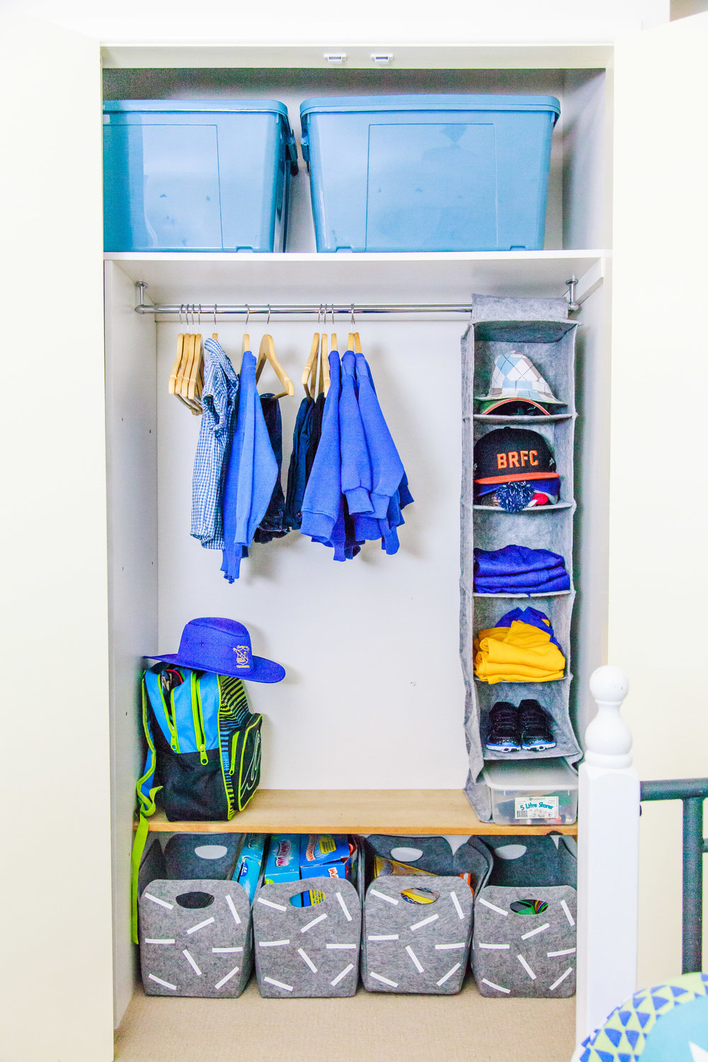 Back To School: Kids Closet Makeover For Under $50 + Video