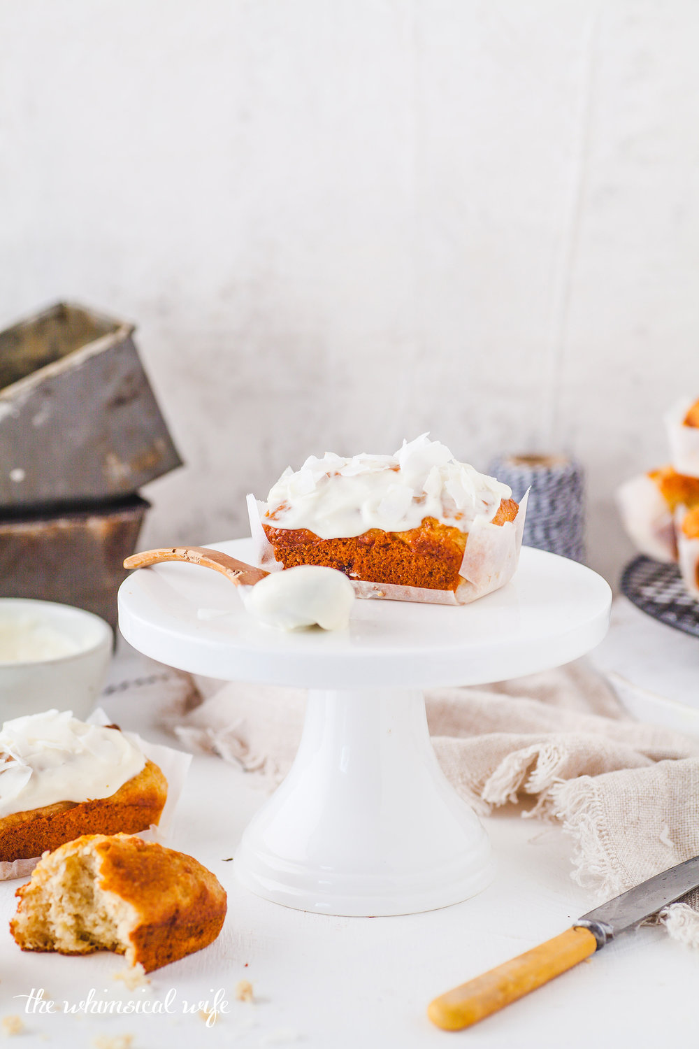 Back To School: Mini Coconut Banana Bread