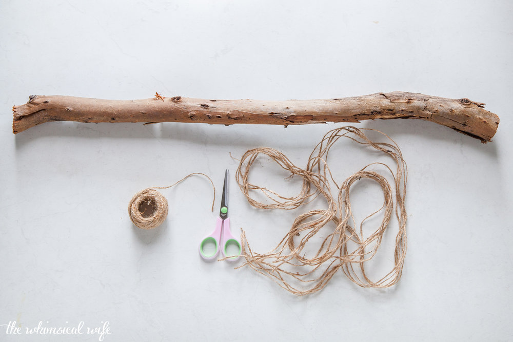 DIY Boho Christmas Tree Wall Hanging