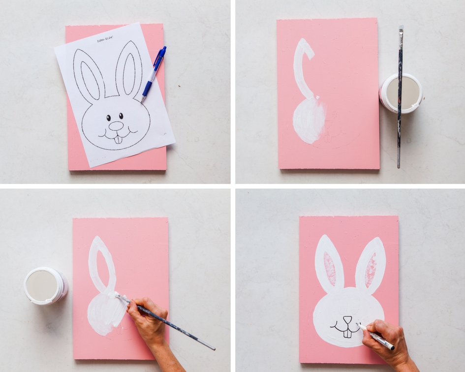 DIY Easter Bunny Crossing Sign | The Whimsical Wife