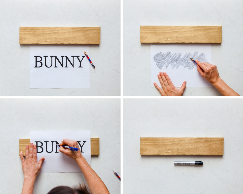 DIY Easter Bunny Crossing Sign | The Whimsical Wife