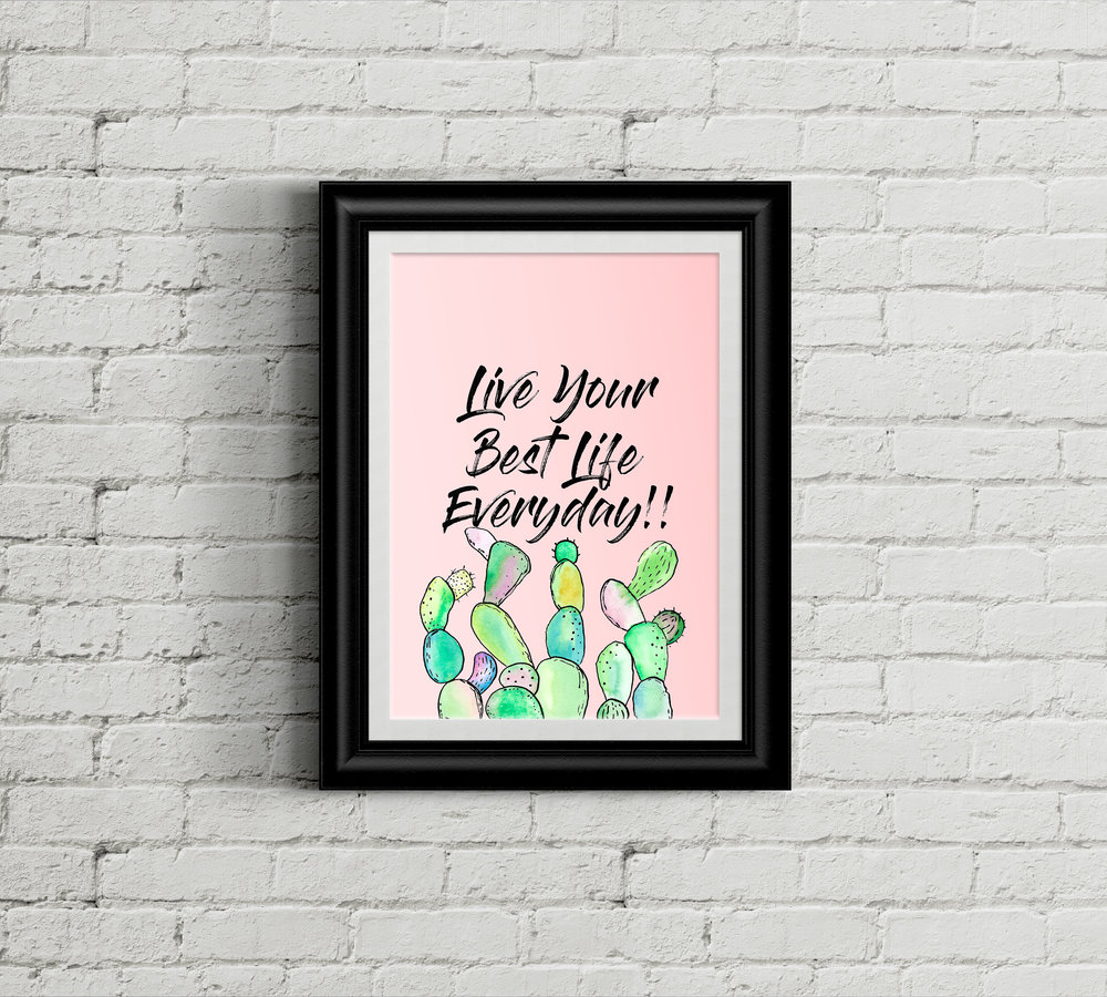 Download TWO Free Cactus Printables!