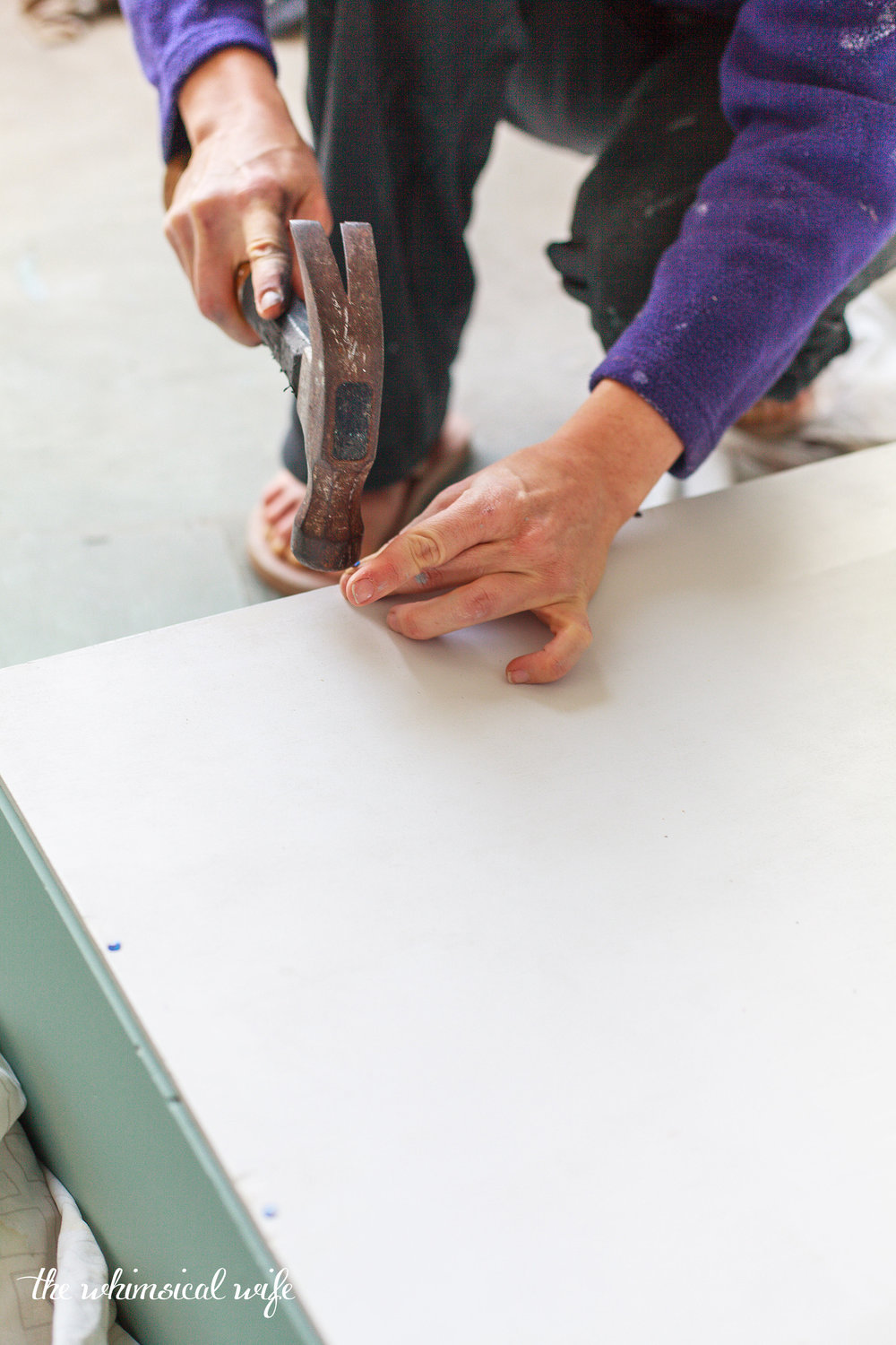 Giving New Life To A Antique Shelf | The Whimsical Wife