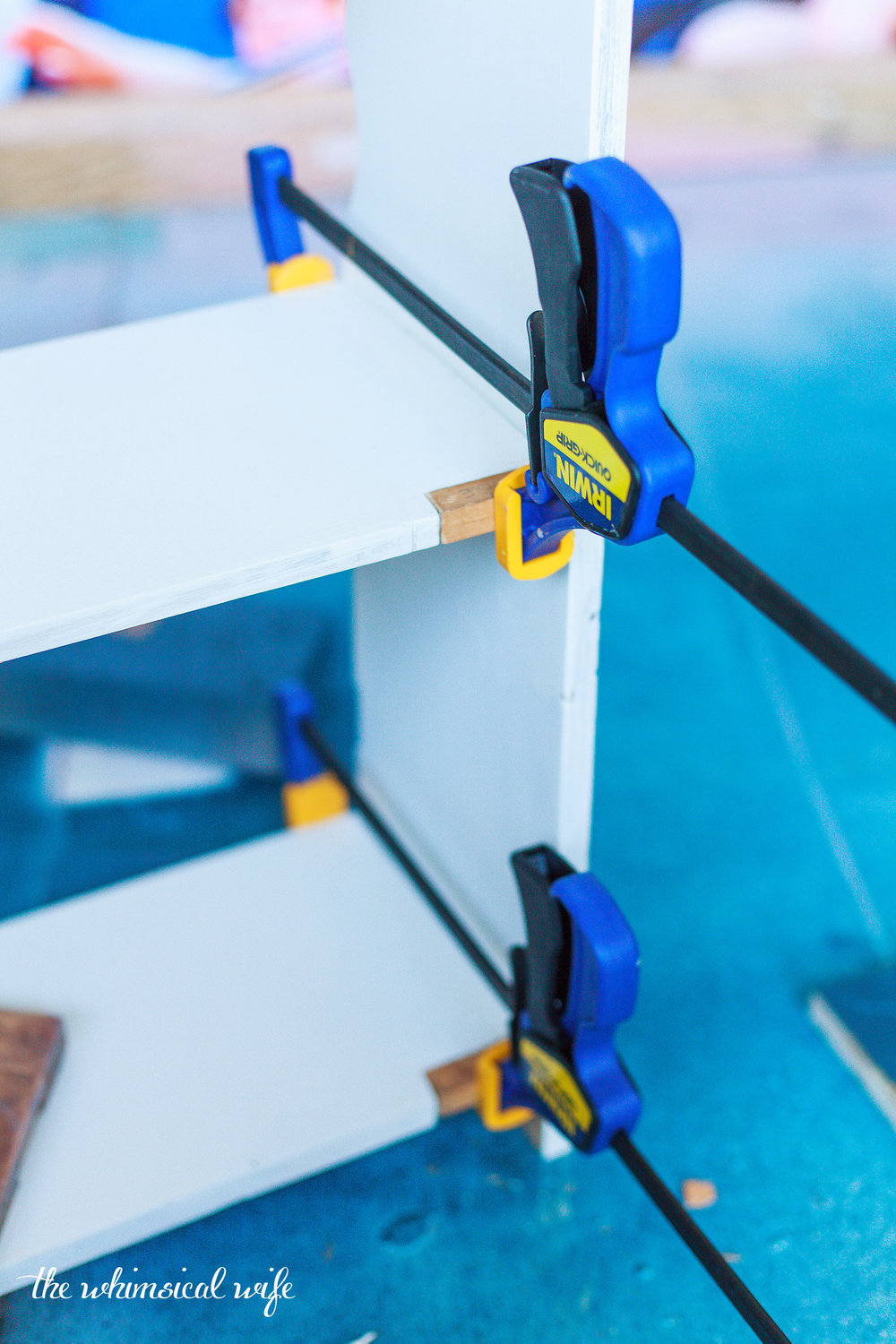 Giving New Life To A Antique Shelf | The Whimsical Wife