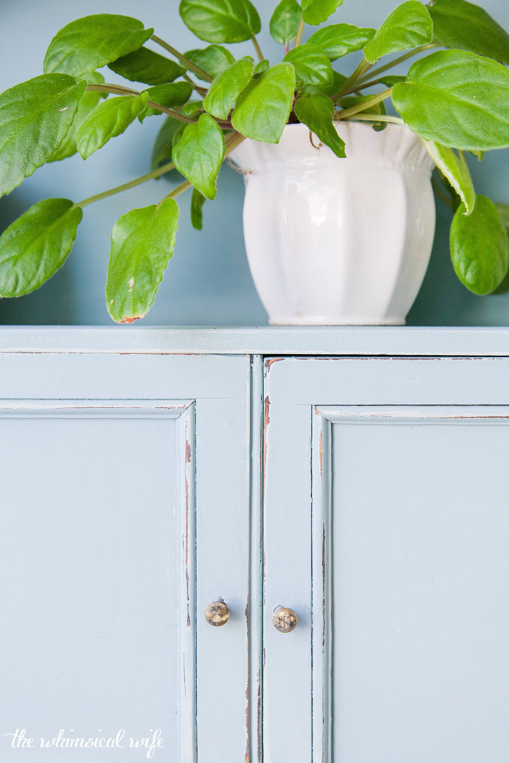 Giving New Life To A Antique Shelf | The Whimsical Wife