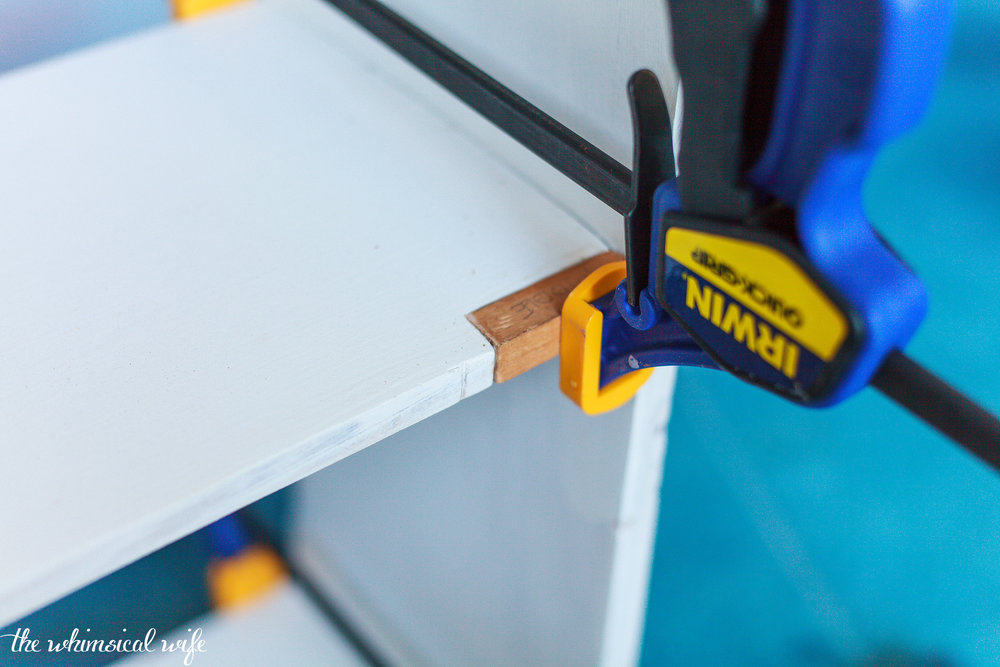 Giving New Life To A Antique Shelf | The Whimsical Wife