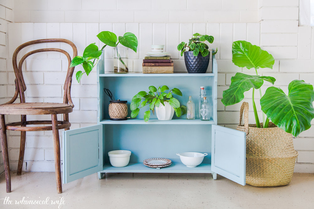 Giving New Life To A Antique Shelf | The Whimsical Wife