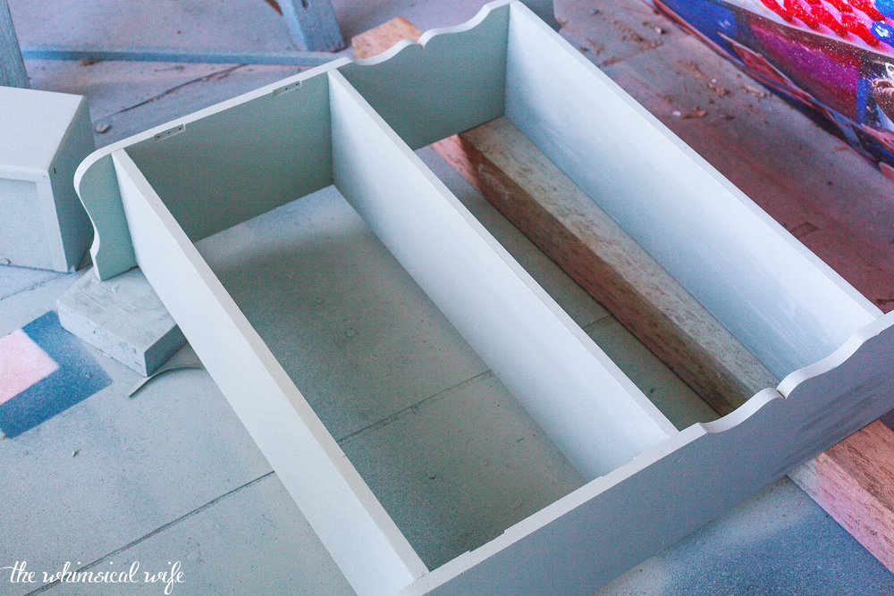 Giving New Life To A Antique Shelf | The Whimsical Wife