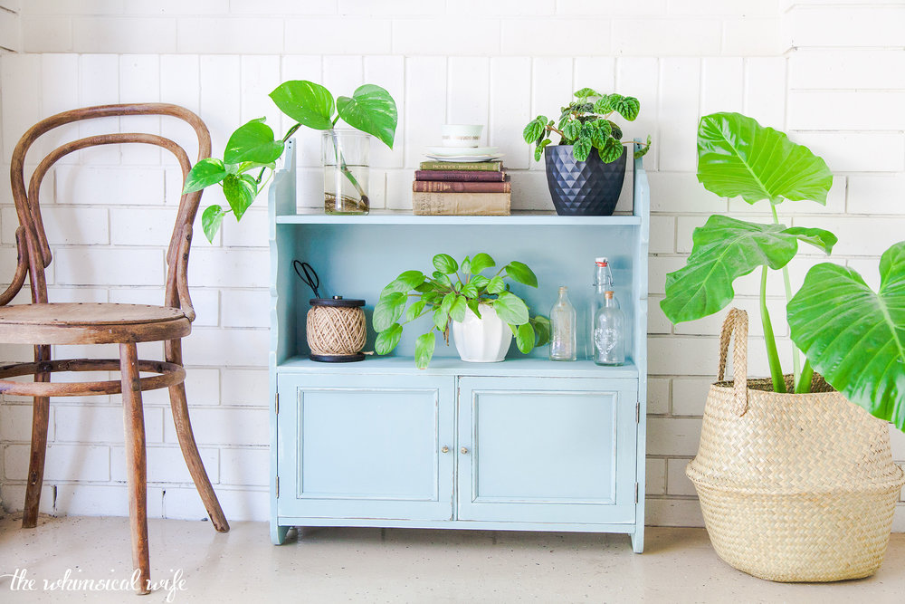 Giving New Life To A Antique Shelf | The Whimsical Wife