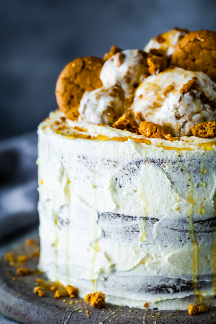 Honey & Ginger Cake With Lemon & Honey Buttercream {DF & GF} | The Whimsical Wife