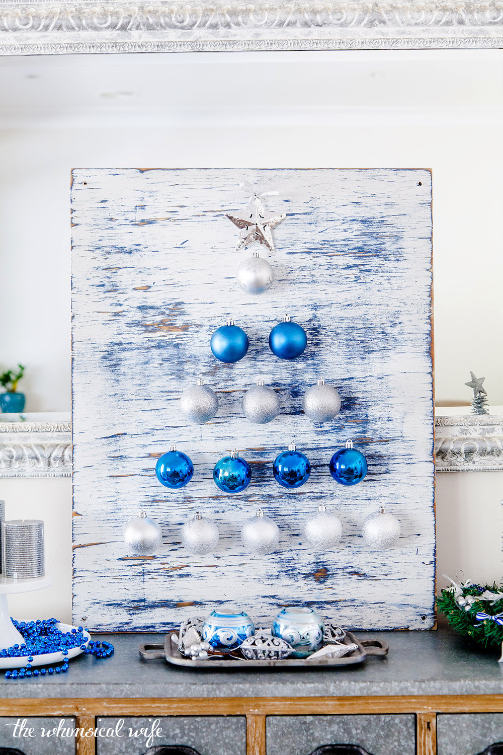 How To Make A Bauble Christmas Tree Board