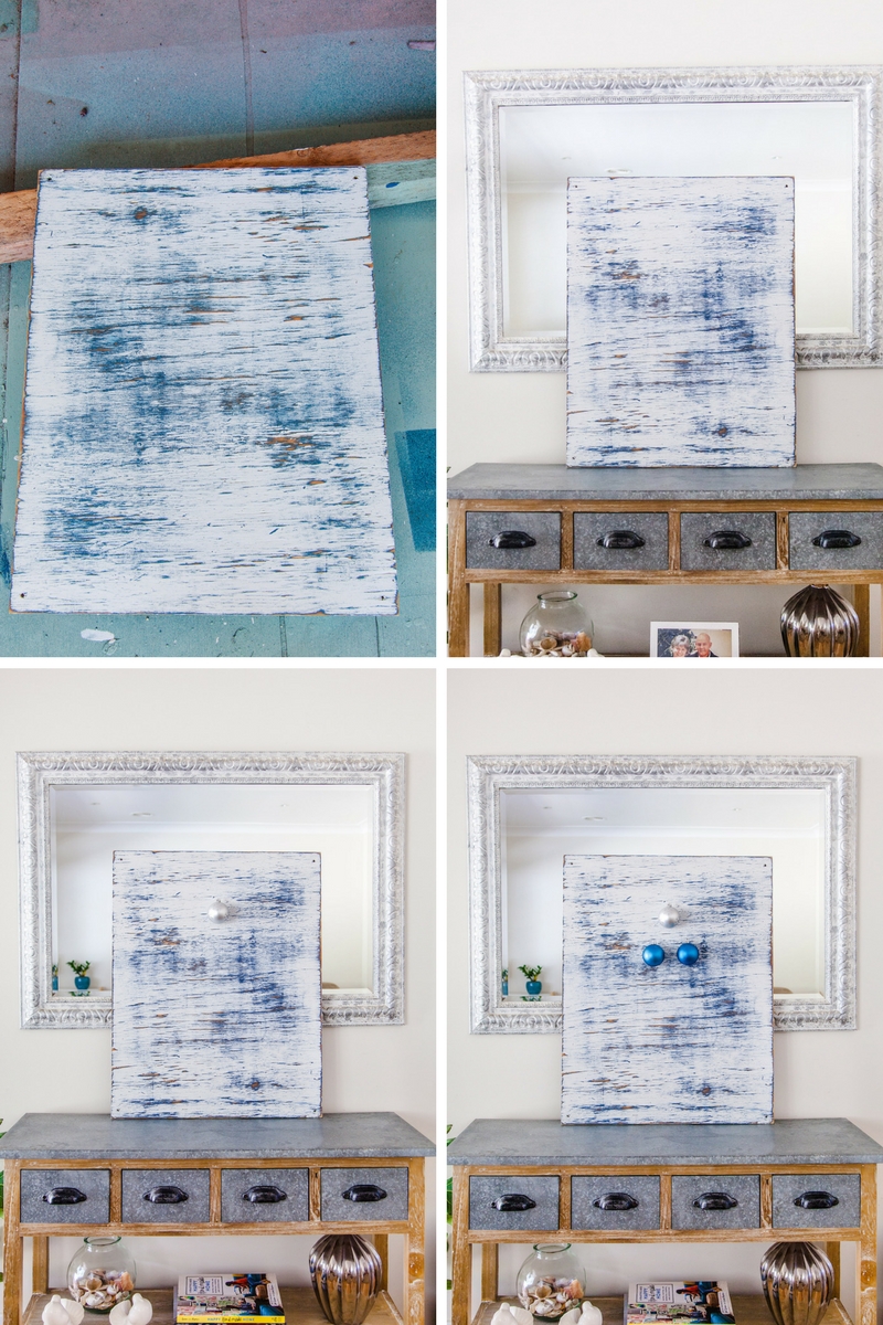 How To Make A Bauble Christmas Tree Board