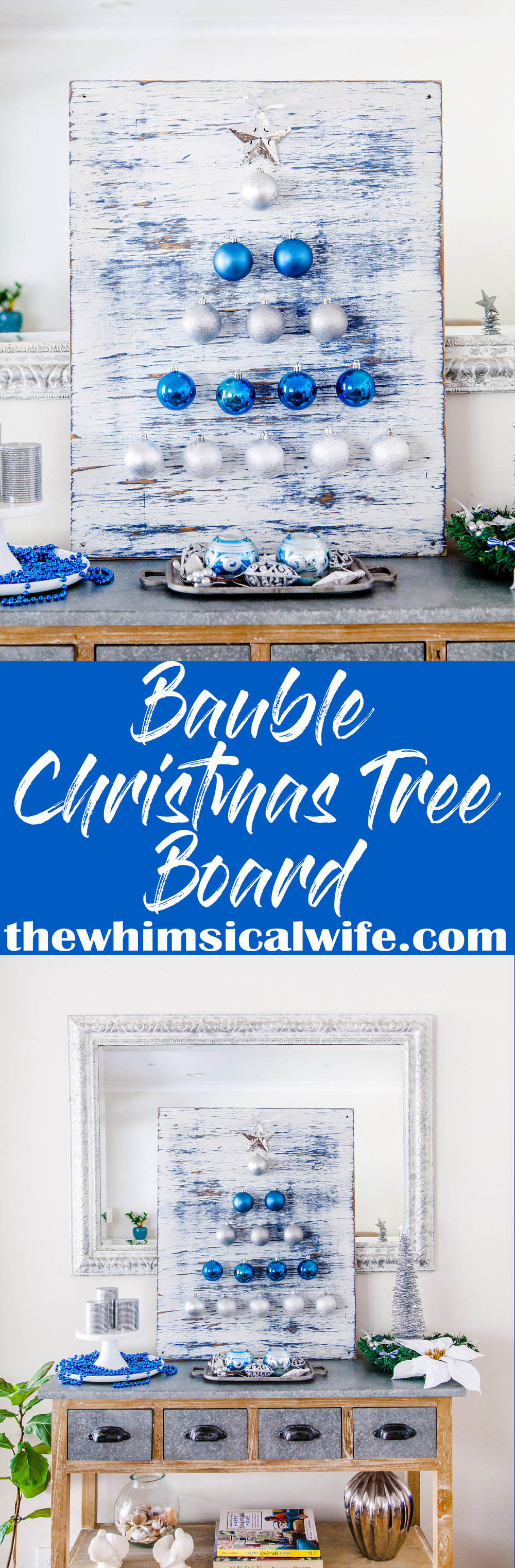 How To Make A Bauble Christmas Tree Board