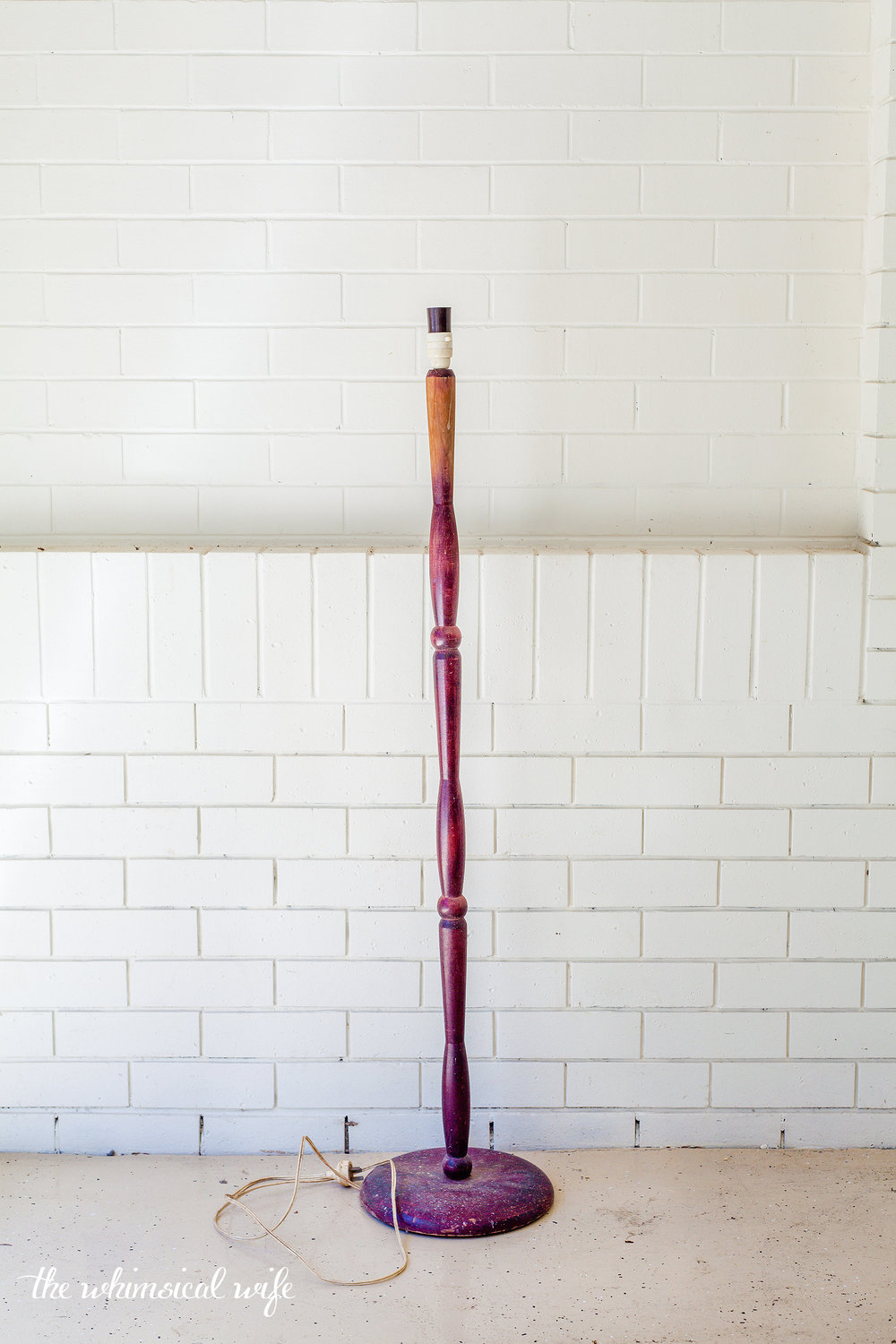 Learn How To Revamp A Lamp Stand & Shade + Video