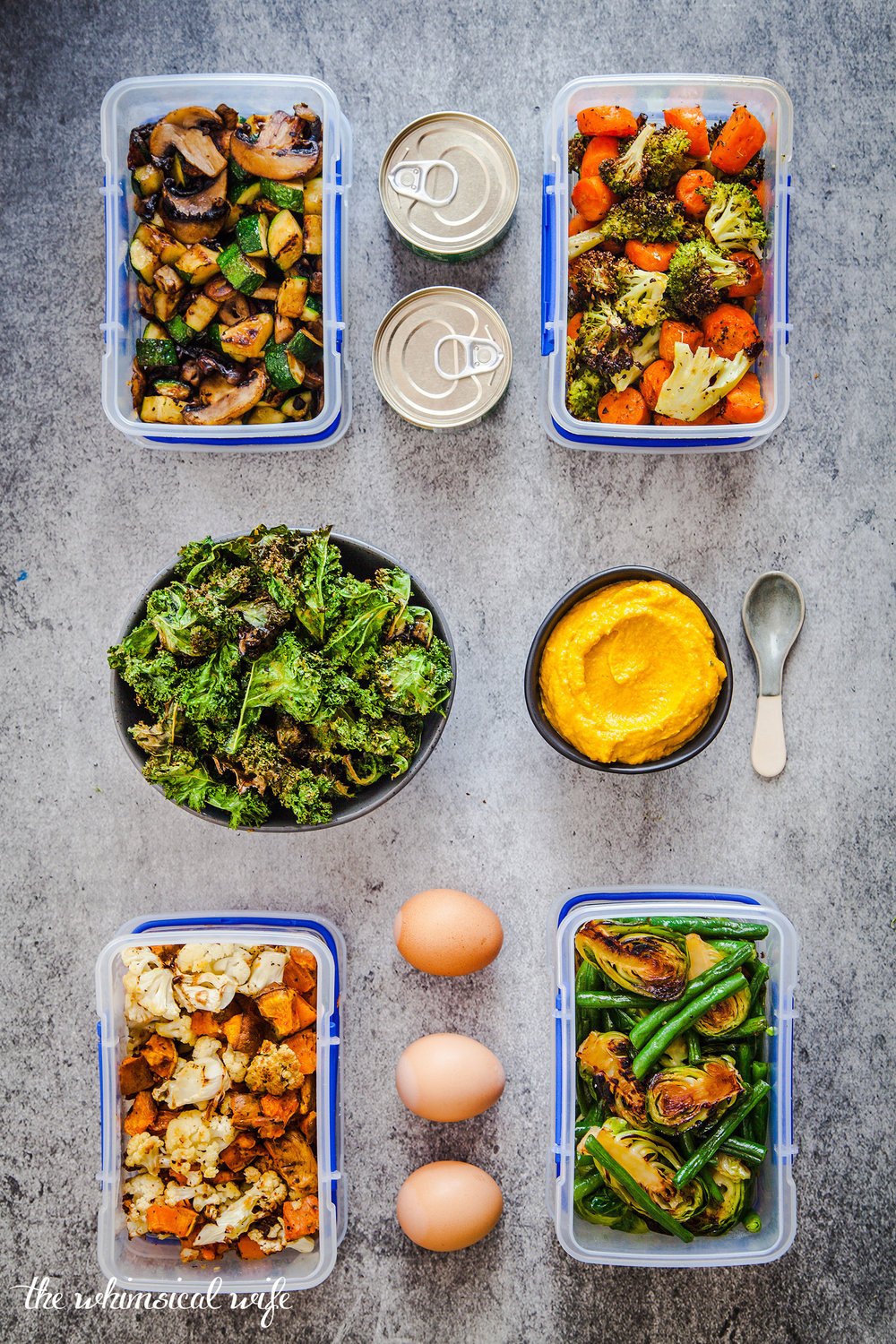 Lunch Edition: How To Meal Prep Your Way To A Healthier You + Free Printable | The Whimsical Wife