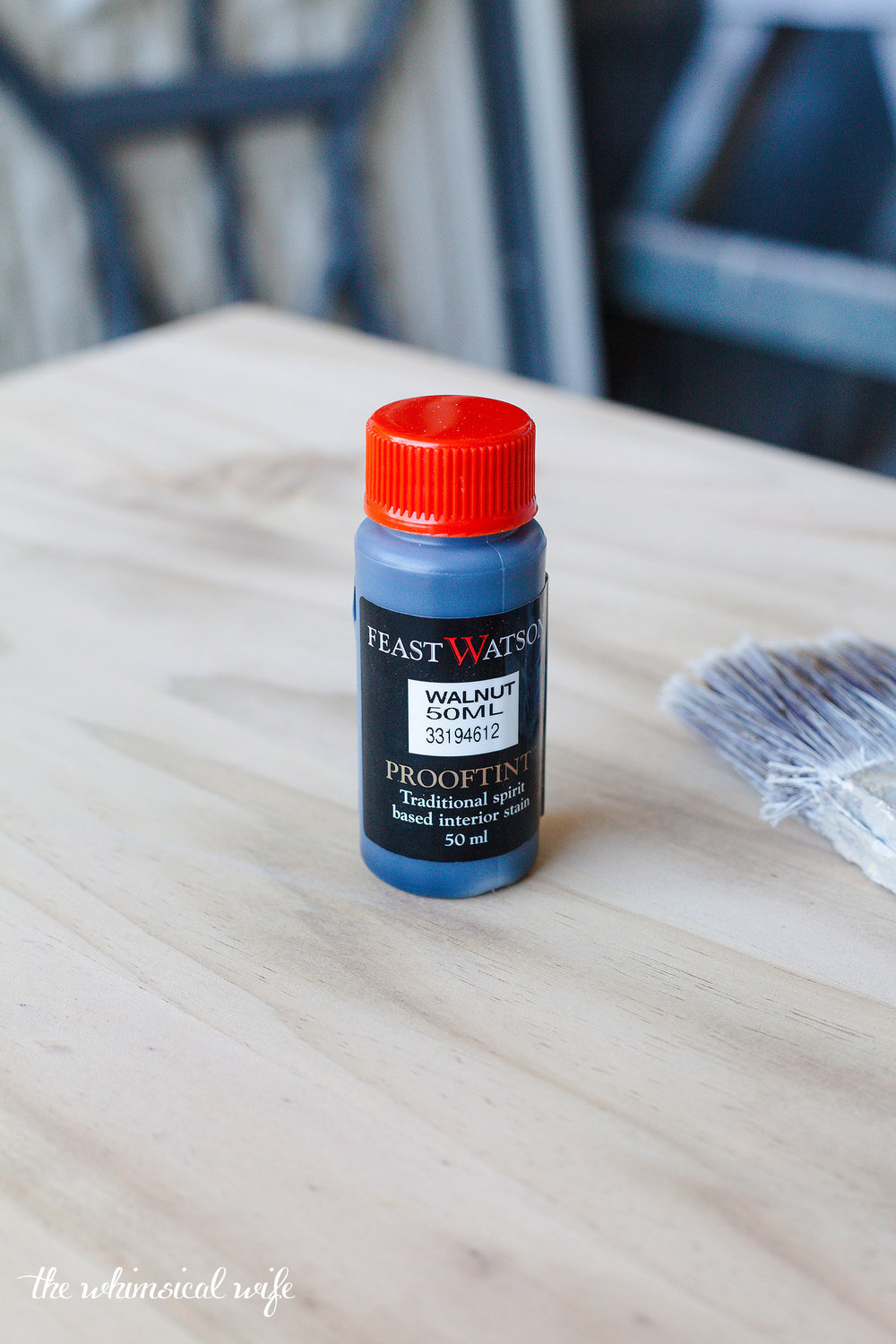 Mid Century Hall Table Makeover