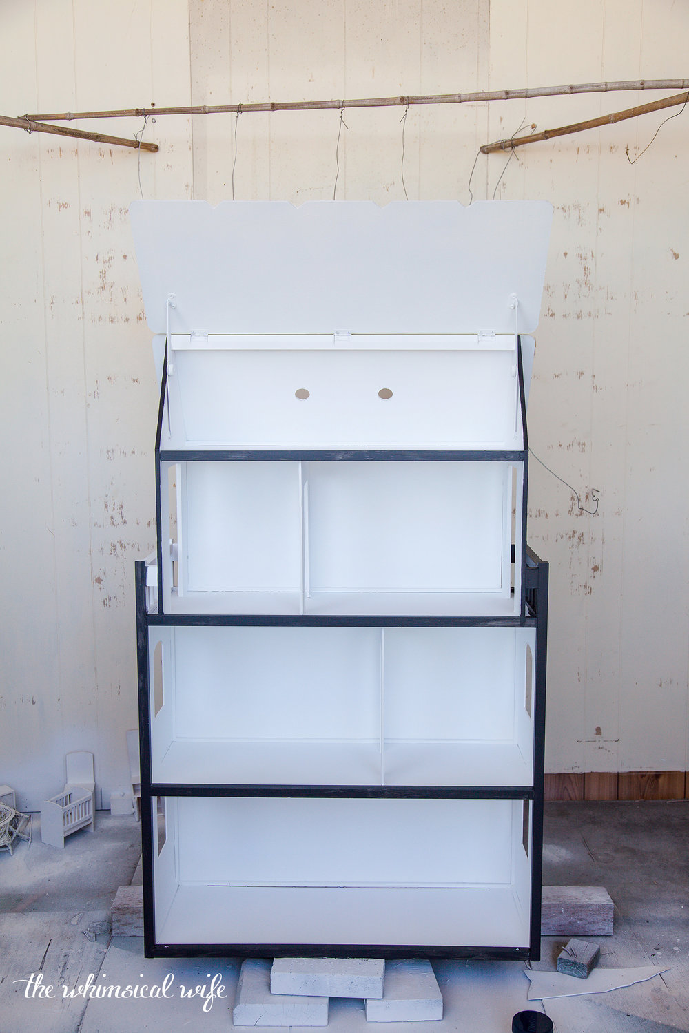 My Fixer Upper Style Dollhouse Makeover | The Whimsical Wife