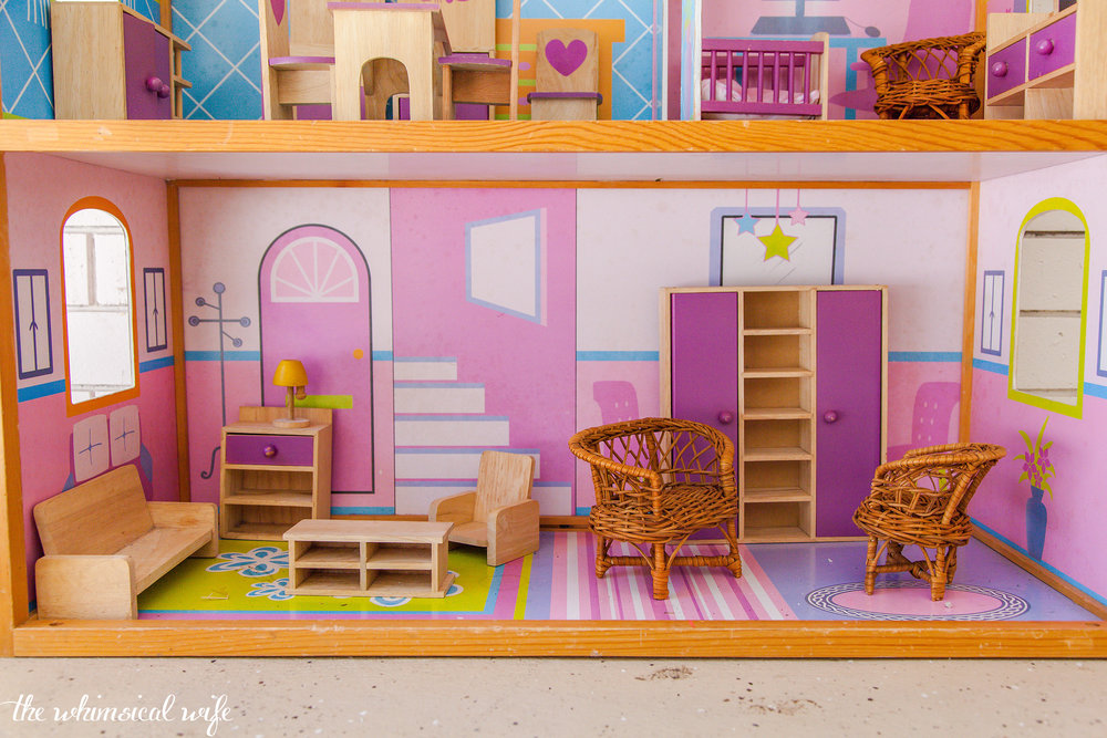 My Fixer Upper Style Dollhouse Makeover + Video | The Whimsical Wife