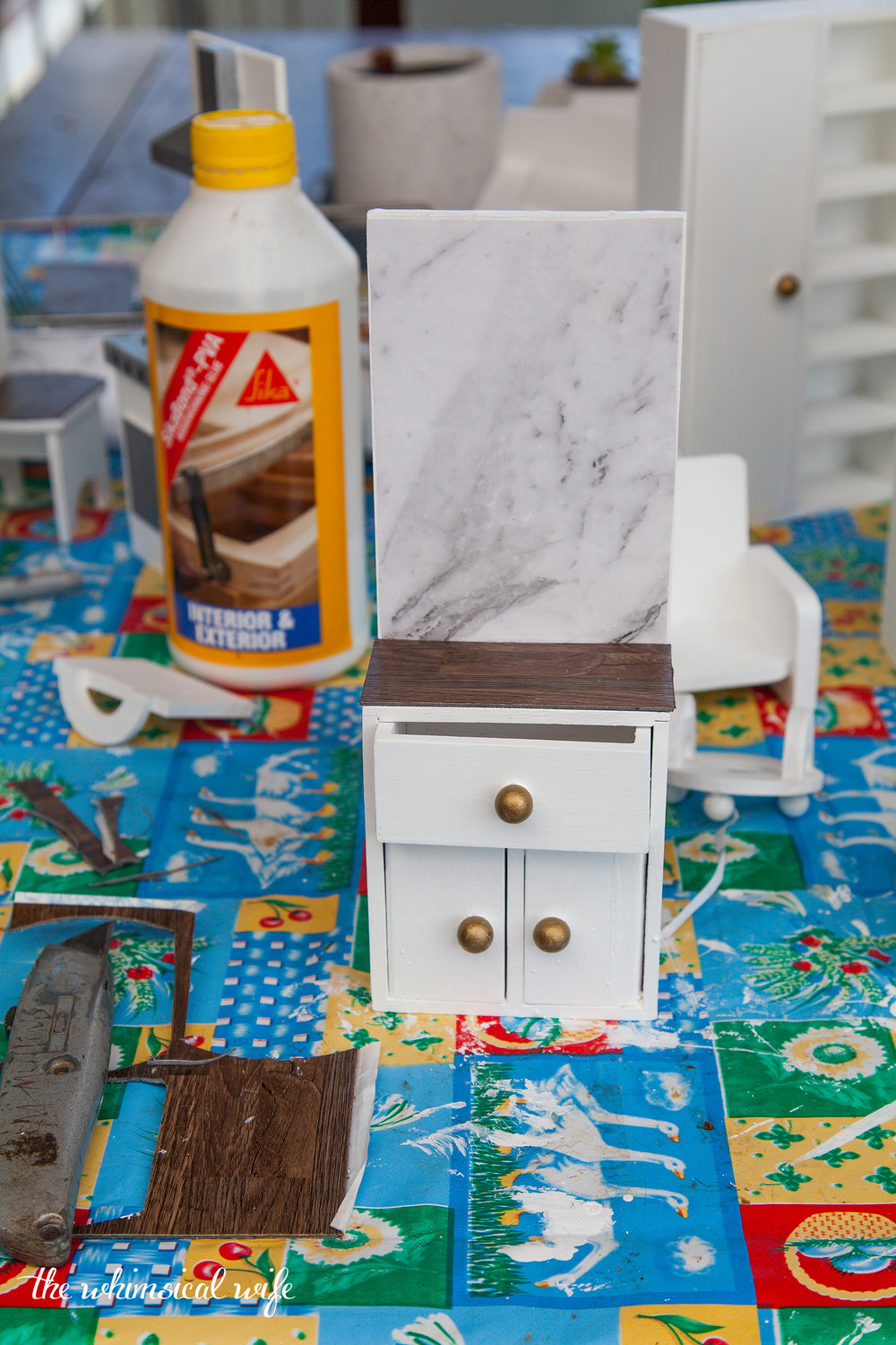 My Fixer Upper Style Dollhouse Makeover + Video | The Whimsical Wife