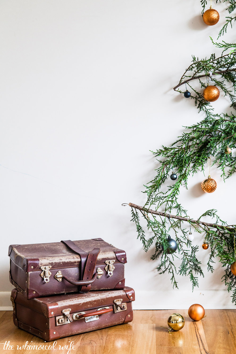 Quick & Easy DIY Pine Branch Christmas Tree