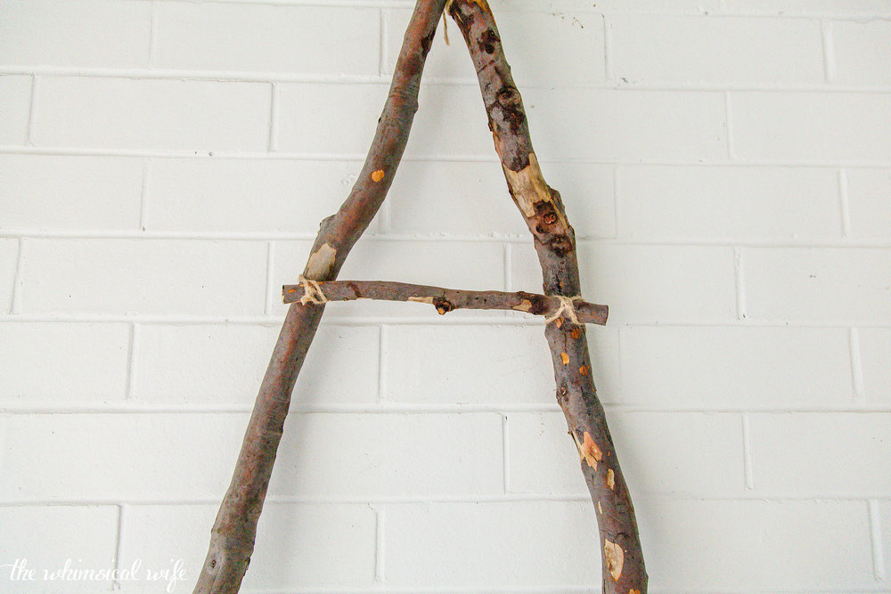 Rustic Scandinavian Ladder Christmas Tree
