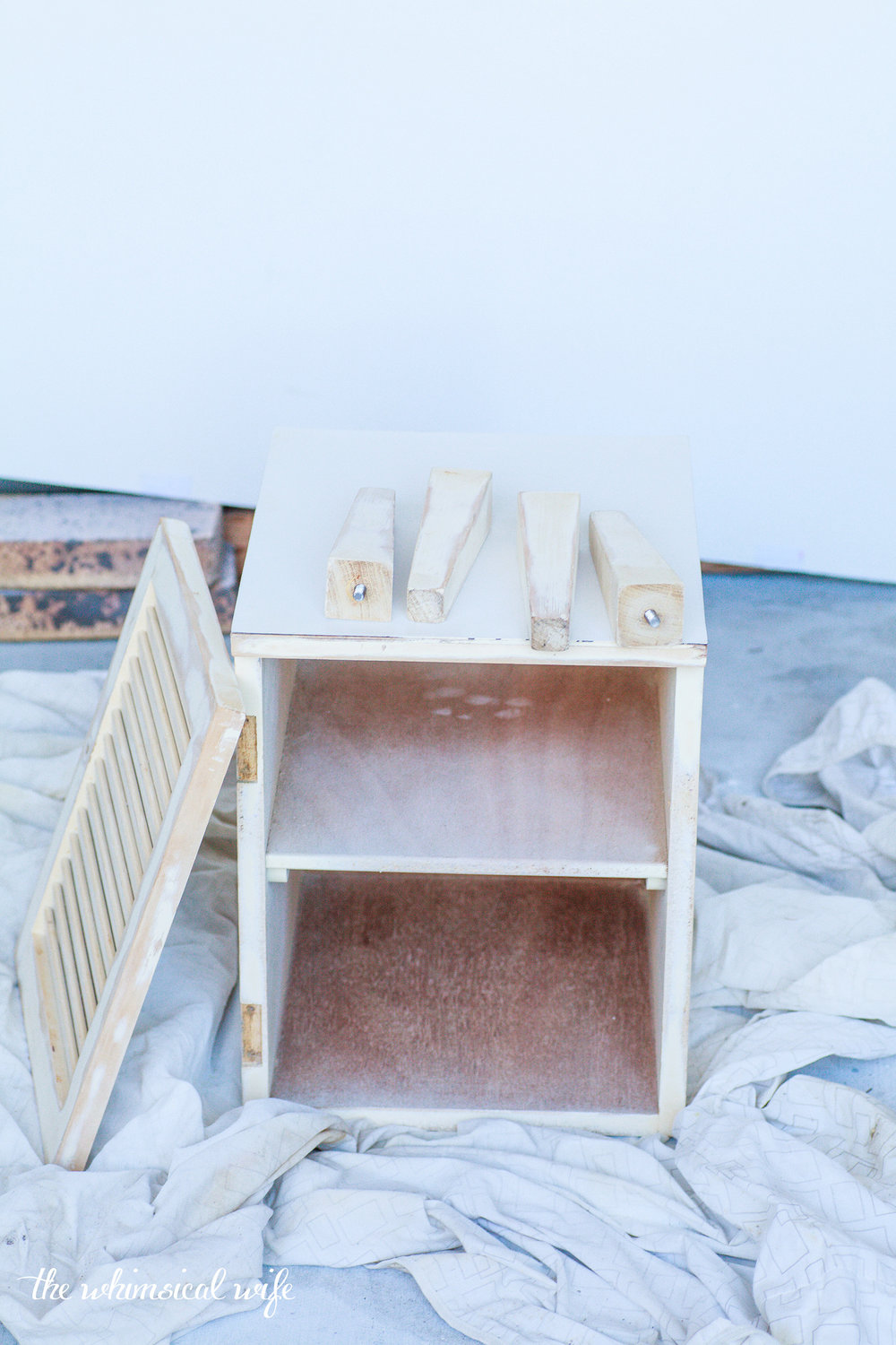Soft & Sweet Pink Side Table Makeover