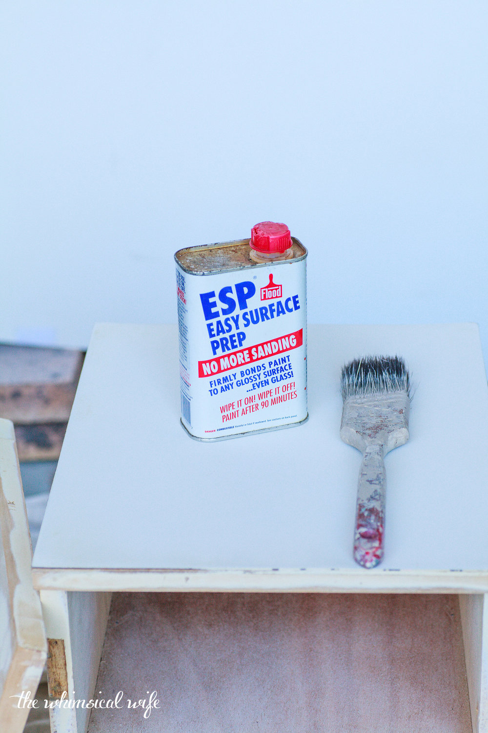 Soft & Sweet Pink Side Table Makeover