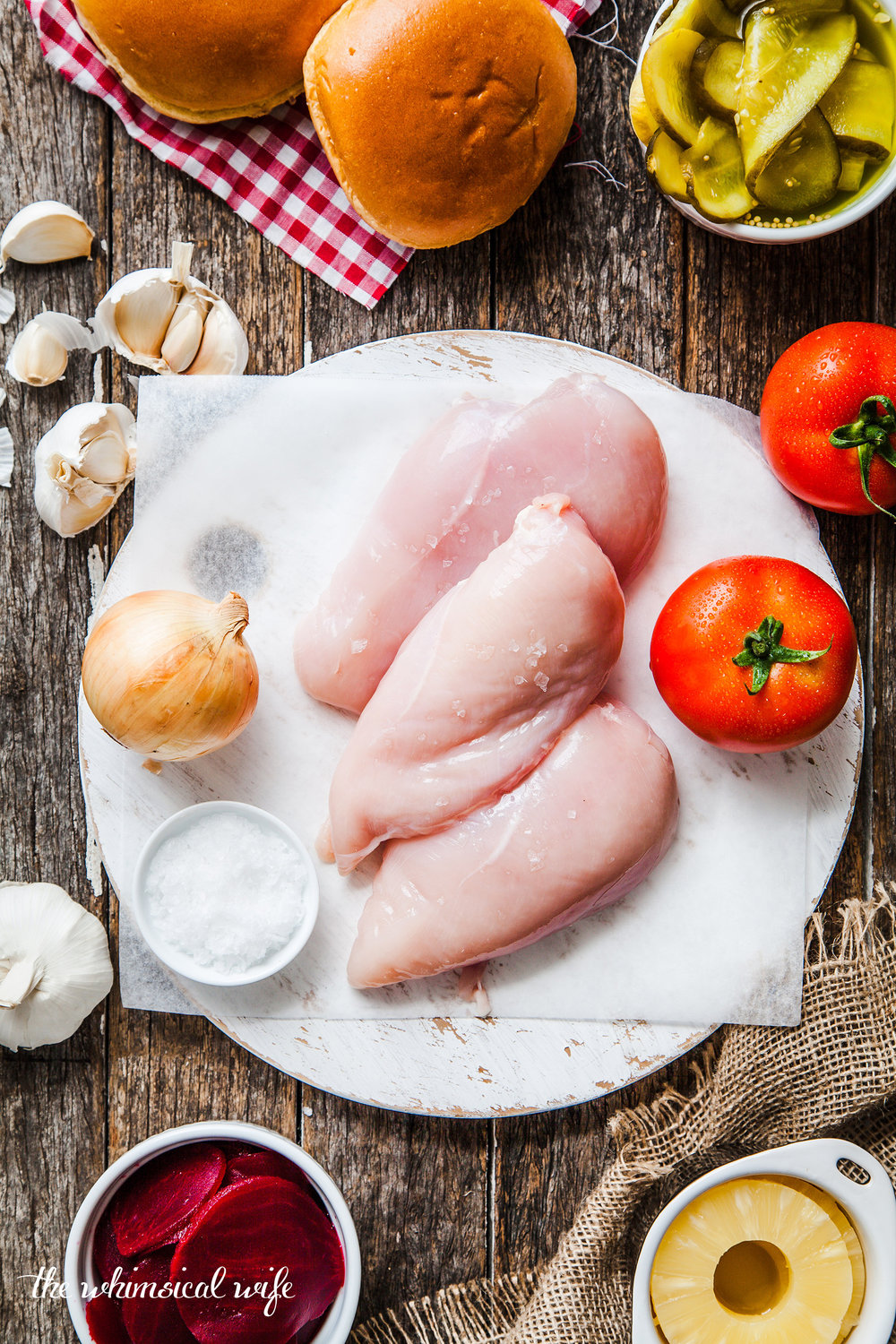 Sticky BBQ Chicken Burger With Steakhouse Fries