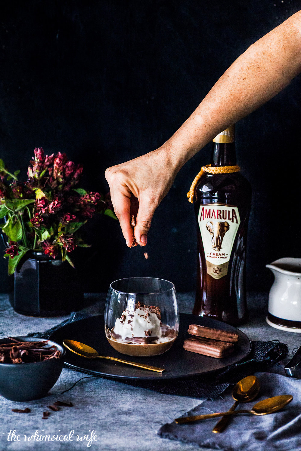 Tim Tam Affogato with Amarula | The Whimsical Wife