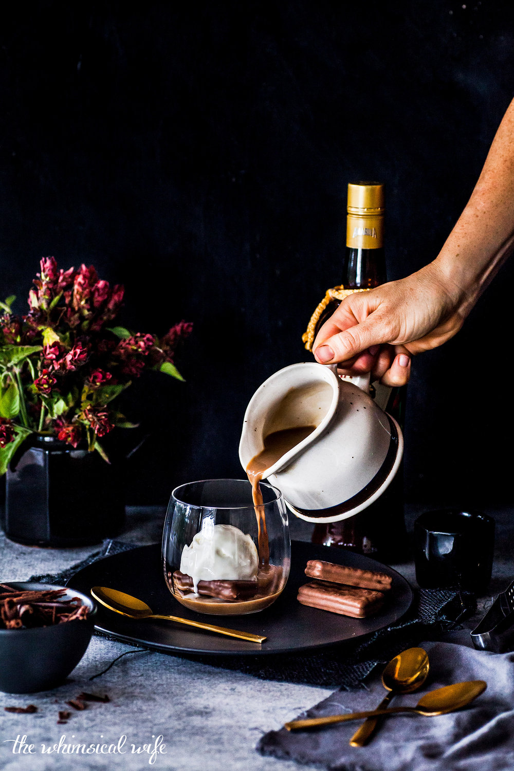Tim Tam Affogato with Amarula | The Whimsical Wife