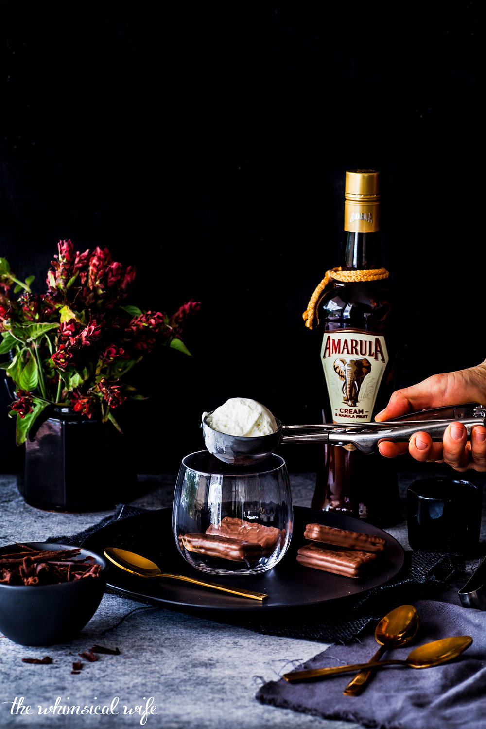 Tim Tam Affogato with Amarula | The Whimsical Wife