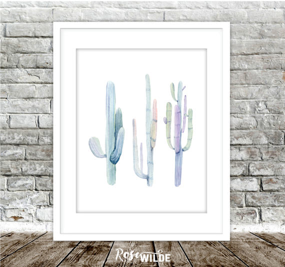 Cactus Etsy Print
