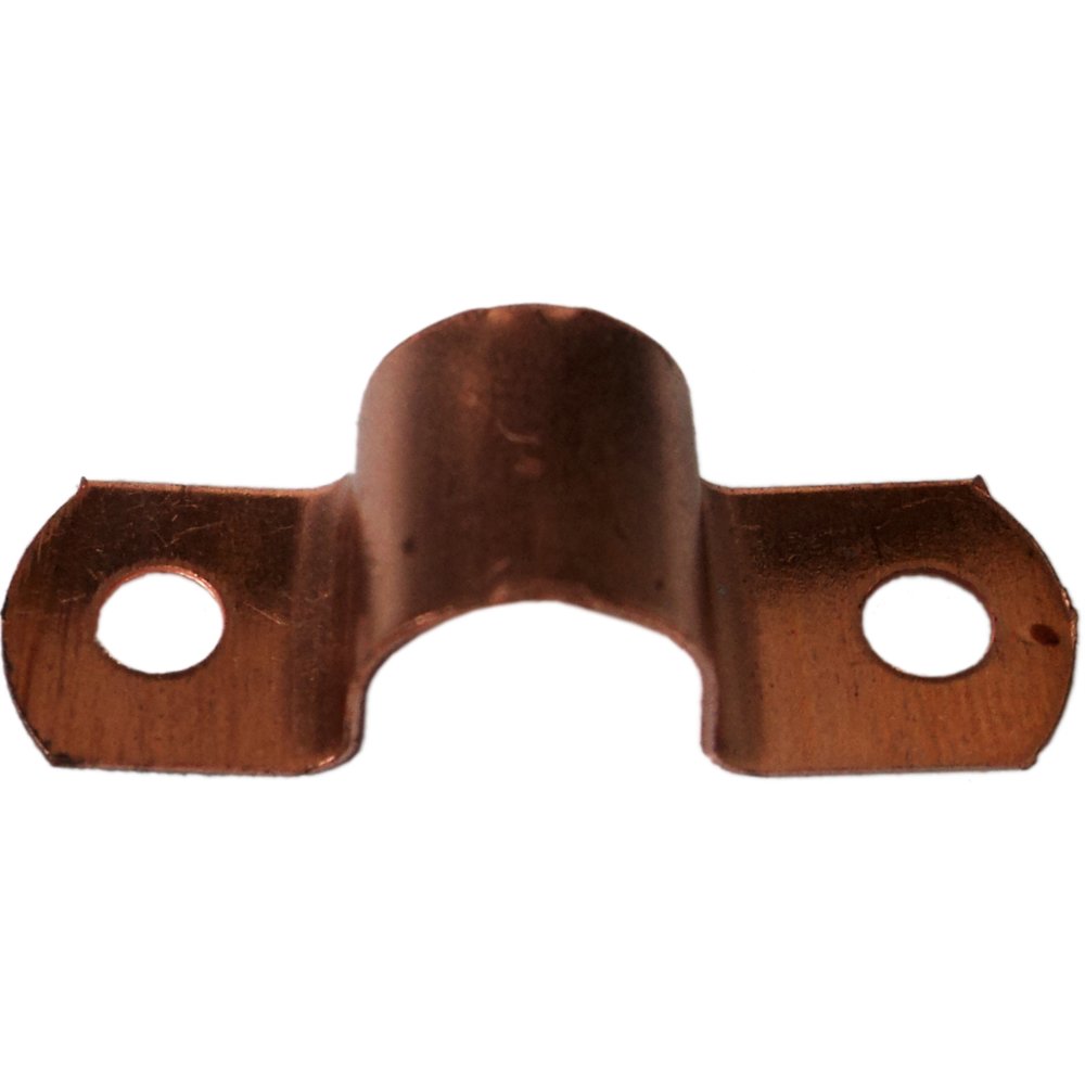 Copper Saddle Clips 6mm
