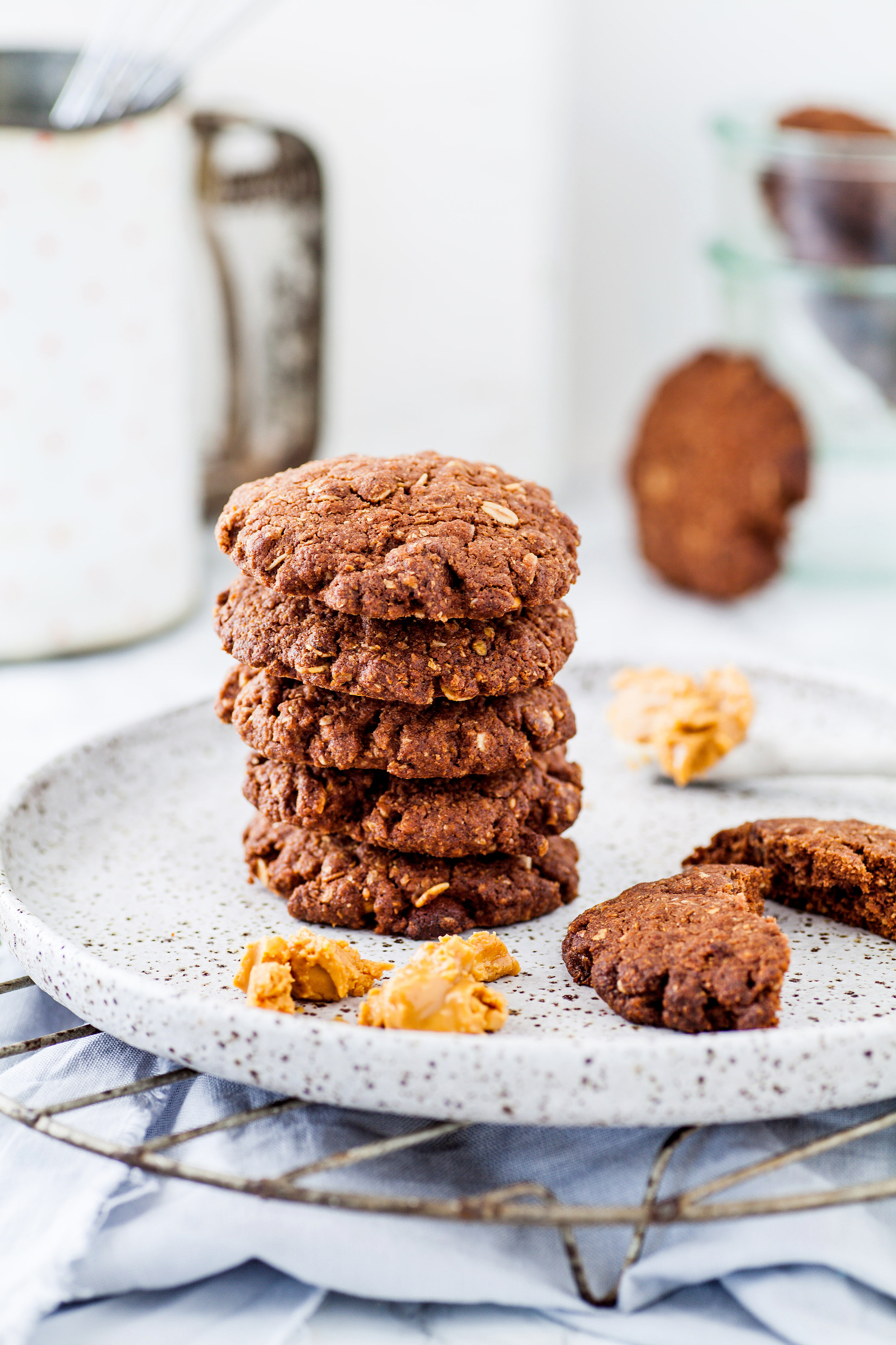 Double Chocolate Peanut Butter Cookies - Dairy Free