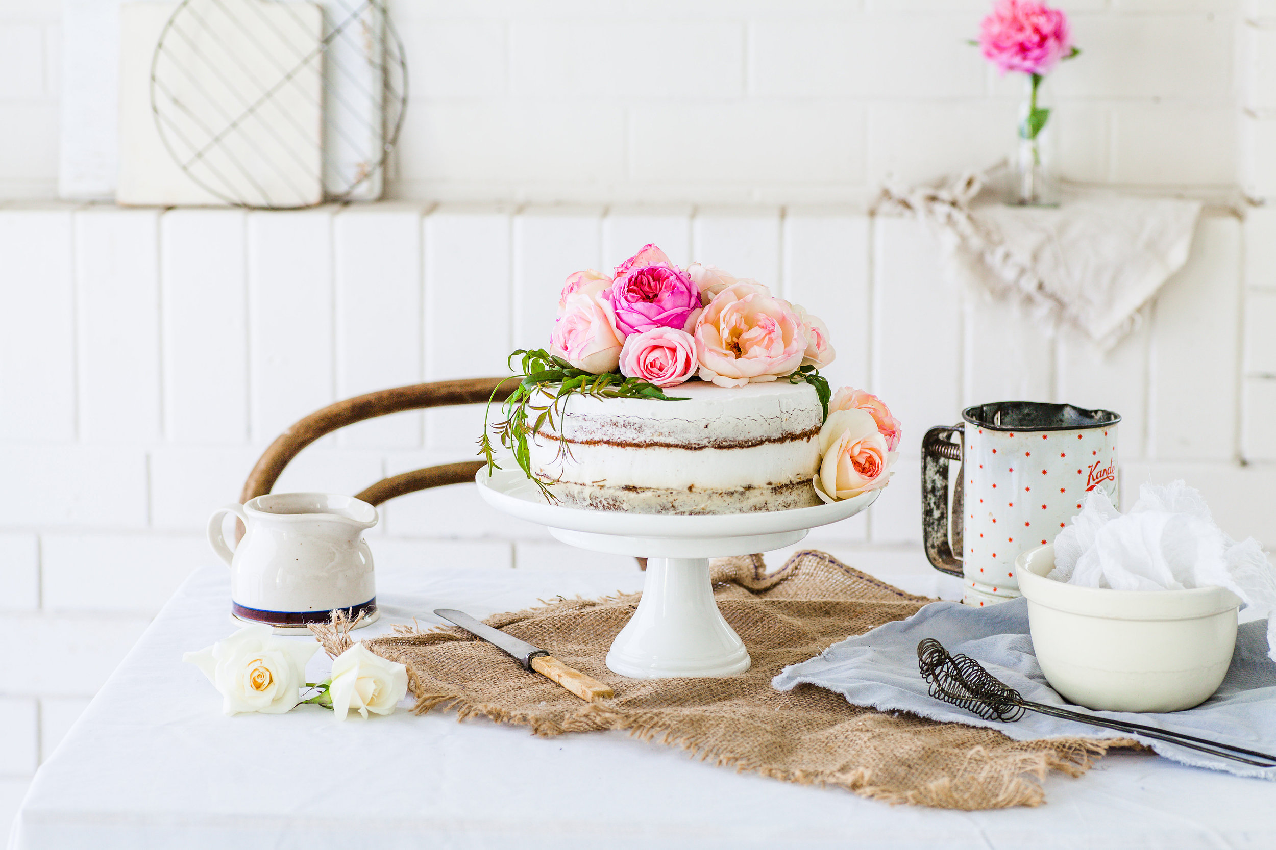 Orange, Almond & Ginger Spelt Celebration Cake - Low Sugar & Dairy Free
