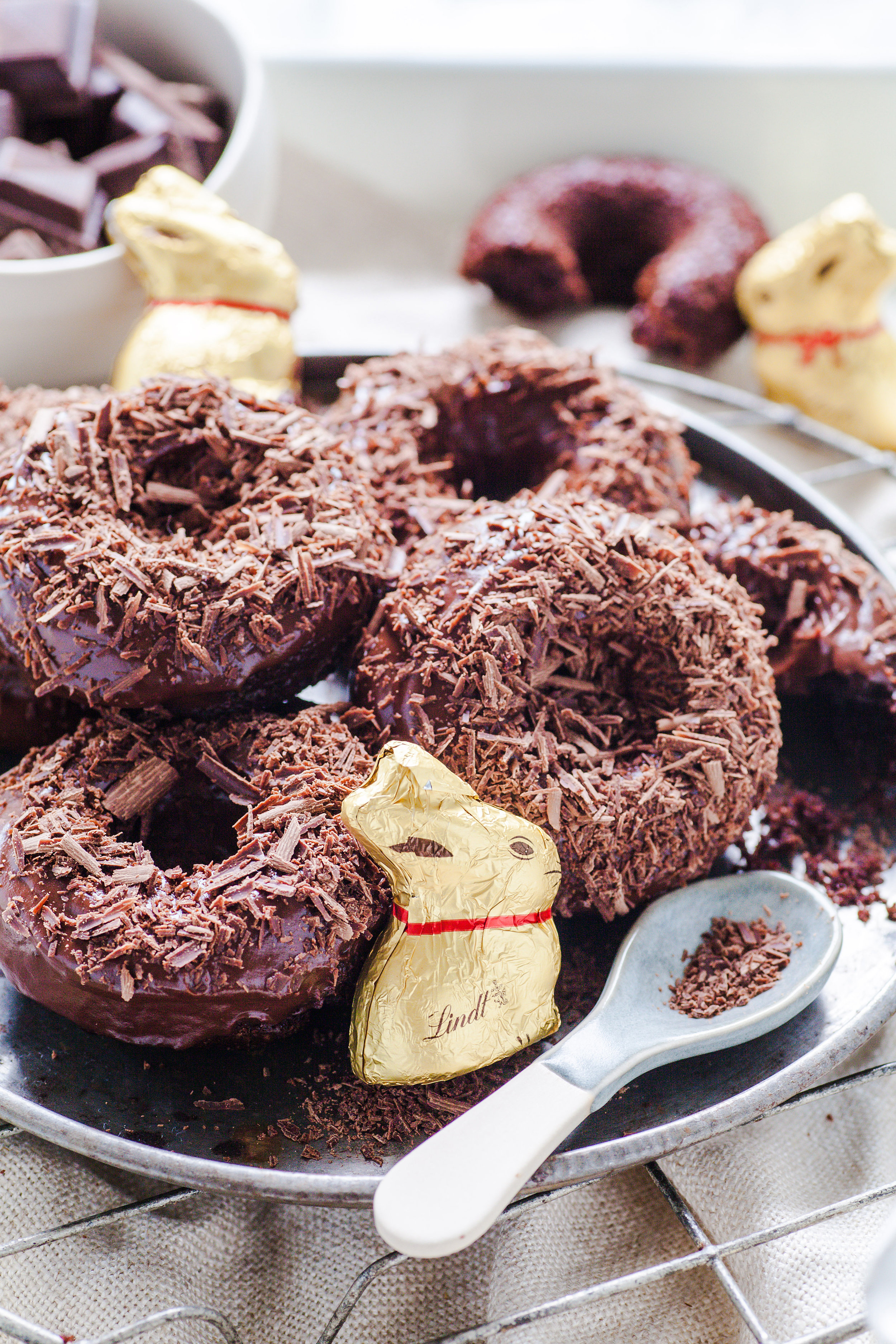 Triple Chocolate Easter Donuts - Gluten & Dairy  Free