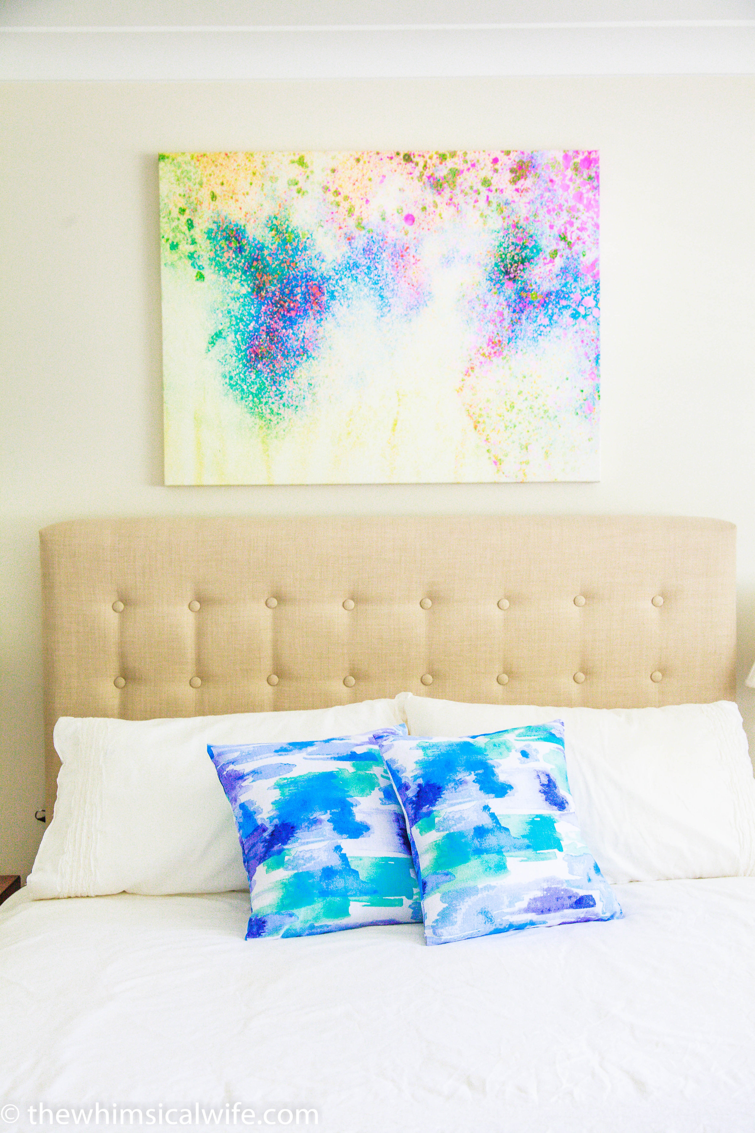 Sew Your Own Water Colour Cushions In Under 30 Min