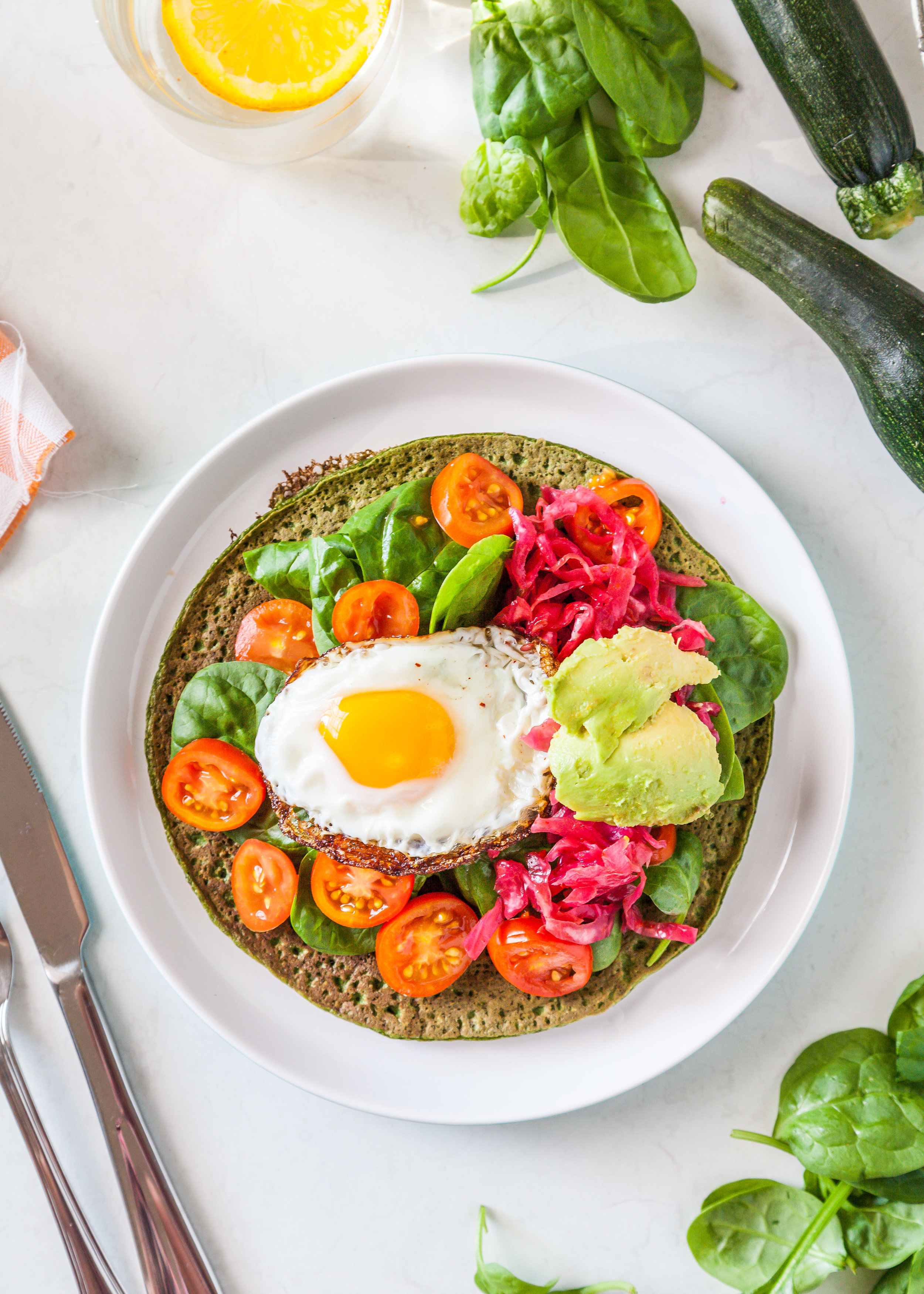 Green Monster Savoury Pancakes