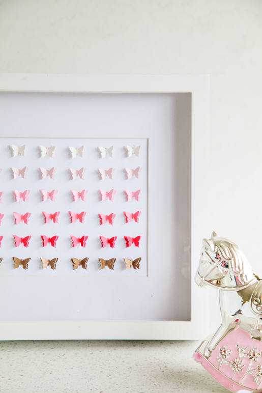 3D Ombre Butterfly Wall Art