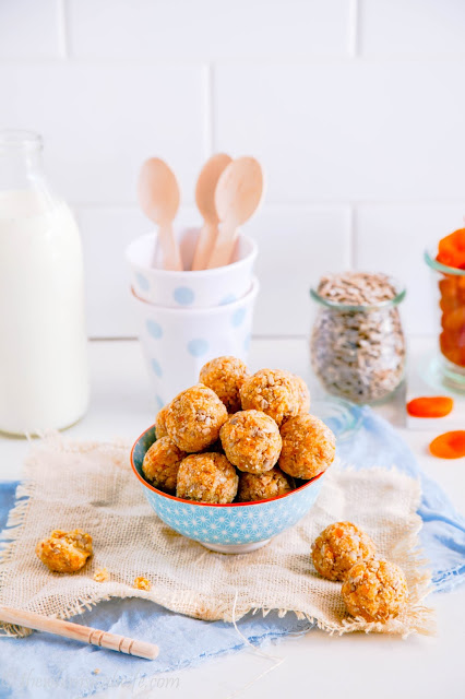 J.D's Coconut & Sunflower Apricot Balls {Gluten, Dairy & Nut Free}