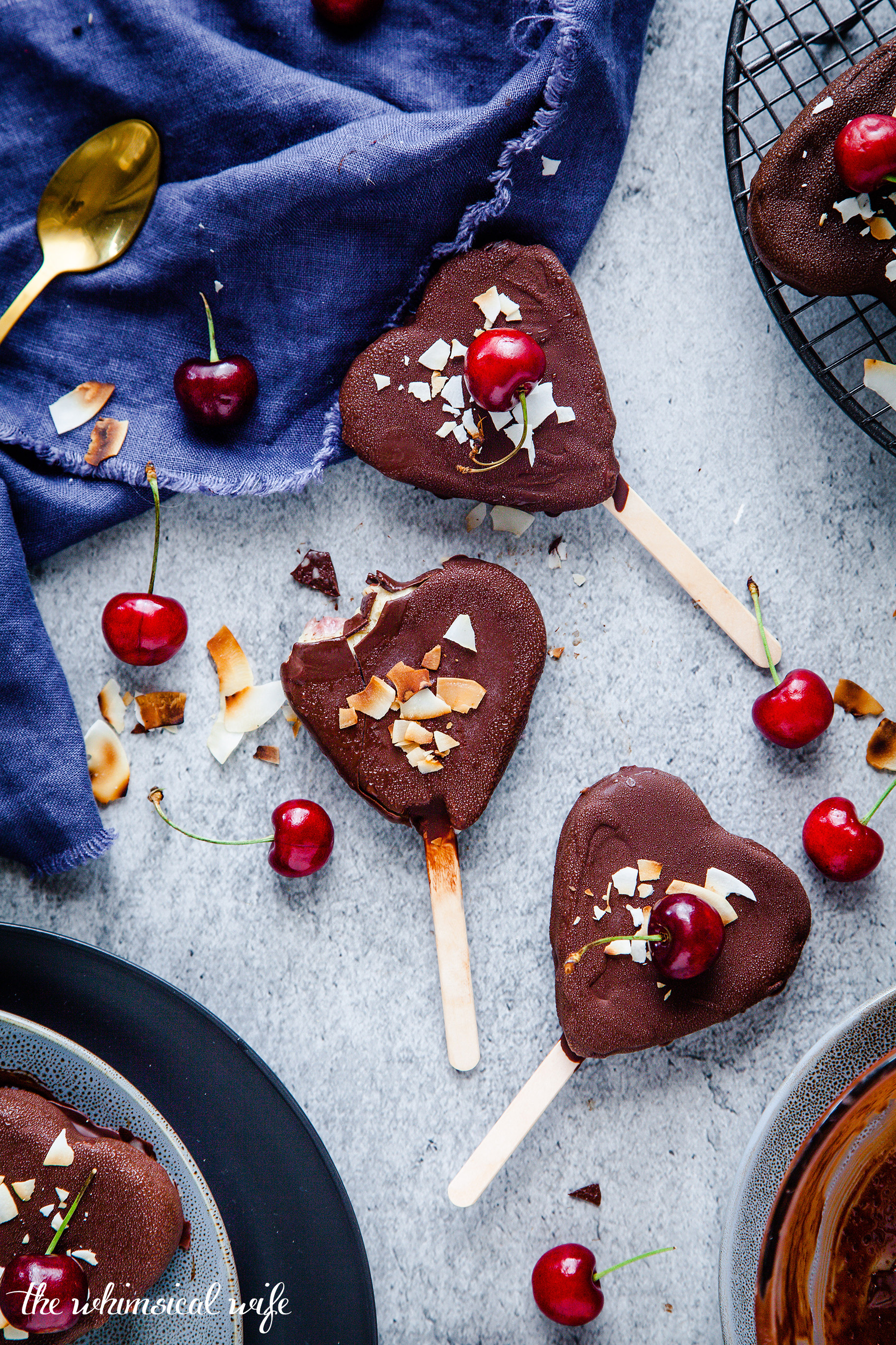 Cherry Ripe Have-A-Heart Ice Cream {DF,GF}