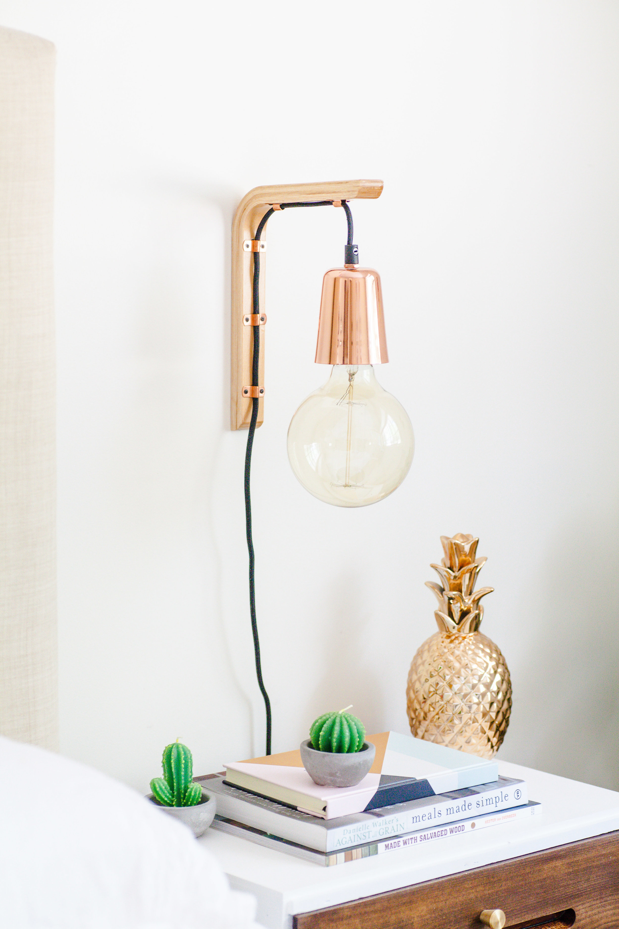How To Make A Modern Hanging Wooden Wall Bracket Light
