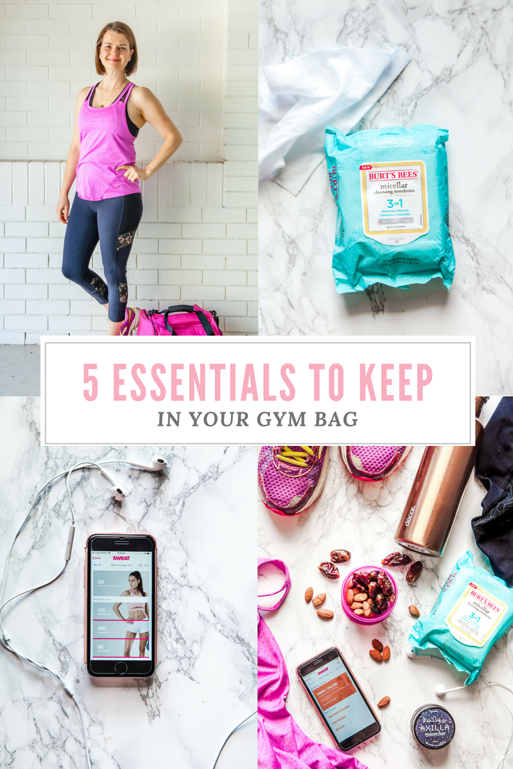 5 Essentials I Keep In My Gym Bag 