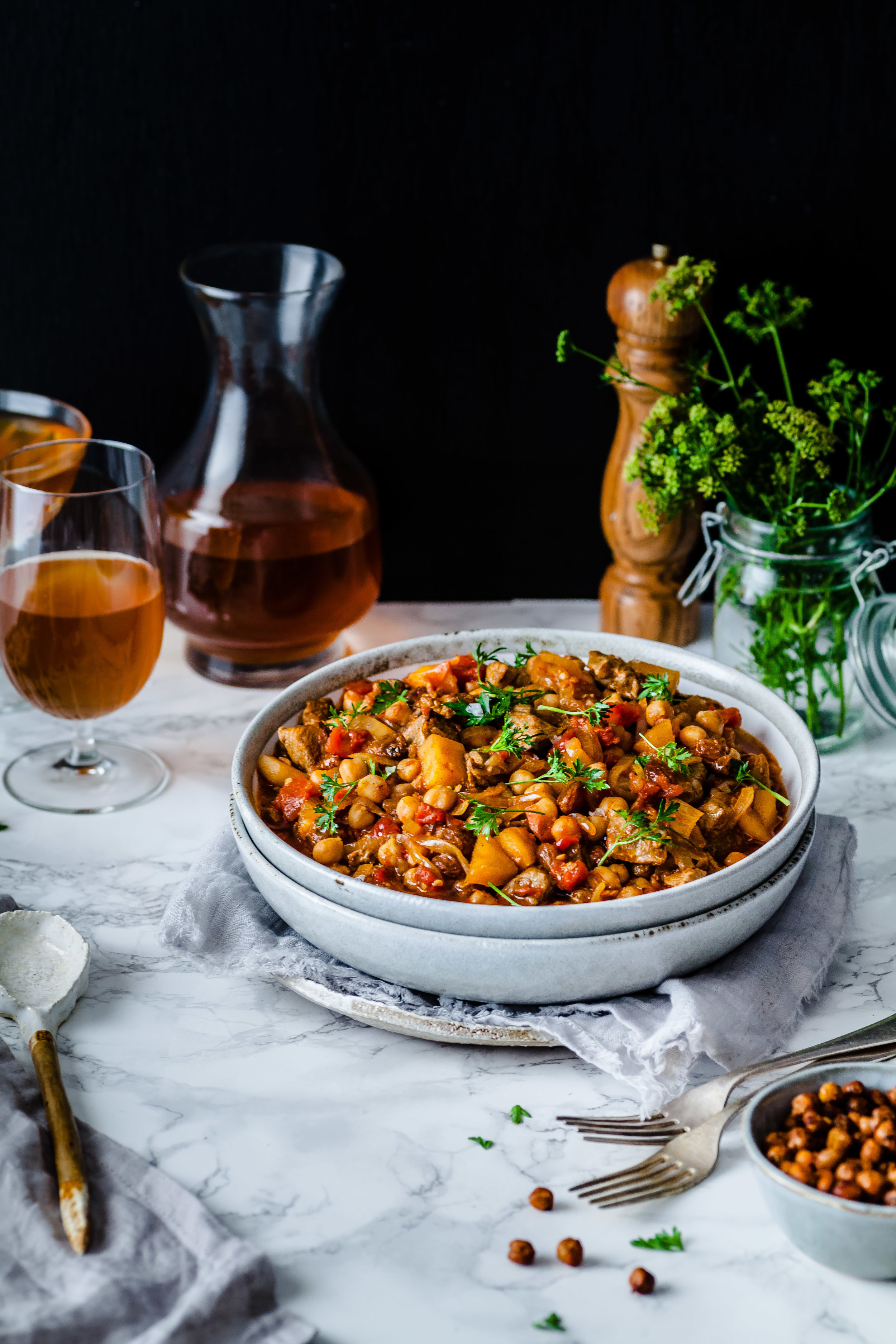 Easy Healthy Lamb &amp; Chickpea Curry 